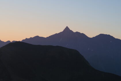 北アルプスの日の出